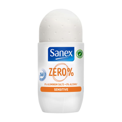 Sanex Zero Deodorante Sensitive Roll On 50ml características