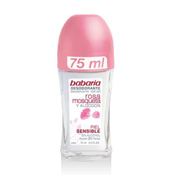 Babaria Rosa Mosqueta E Cotone Per La Pelle Sensibile Deodorante Roll-On 75ml características