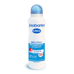 Babaria Clinical Deodorante Antiperspirante 72h Spray 150ml precio