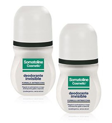 Somatoline Cosmetics Deodorante Invisible Formula Antimacchia Roll-on Confezione Duetto 2x50ml en oferta