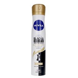 Nivea Black And White Invisible Silky Deodorante Spray 200ml características