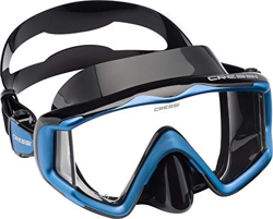 Cressi Liberty 3, Maschera per Immersioni, Apnea e Snorkeling, Disponibile in Versione Due/Tre Vetri Unisex Adulto & Premium Anti Fog, Spray Antiappan en oferta