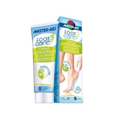 Master-Aid(R) Foot Care Crema Antitraspirante Deodorante 60ml