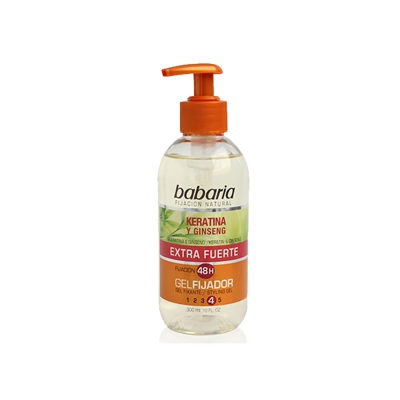 Babaria Styling Gel Extra Strong With Keratin And Ginseng 300ml