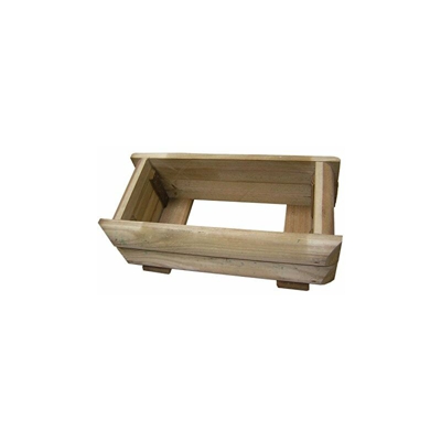 Portabalconiera in Legno Europeo impregnato in autoclve giardino balcone 58x25x17 cm EV