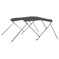 Bimini Di Prua Con Tendalino A 3 Archi Antracite 183x196x137 Cm precio