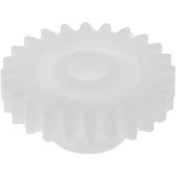 Ingranaggio cilindrico RS PRO, modulo 0.8, 24 denti, passo Ø 19.2mm, semigiunto Ø 10mm, foro Ø 5mm, in POM características