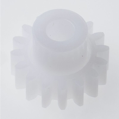 Ingranaggio cilindrico RS PRO, modulo 1, 16 denti, passo Ø 16mm, semigiunto Ø 10mm, foro Ø 5mm, in POM