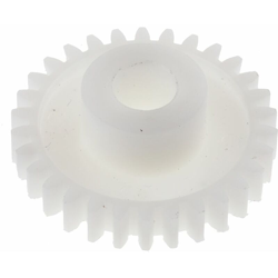 Ingranaggio cilindrico RS PRO, modulo 0.8, 30 denti, passo Ø 24mm, semigiunto Ø 12mm, foro Ø 6mm, in POM características