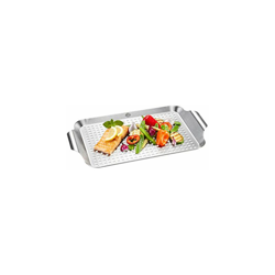 Gefu - Piastra per Cottura Verdure Barbecue Acciaio Inox, Acciaio Inox, Inox, 43 x 25 x 3 cm precio