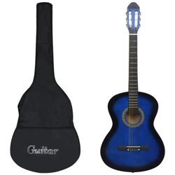 Chitarra Classica Per Principianti Con Custodia Blu 4/4 39'''' características