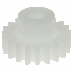 Ingranaggio cilindrico RS PRO, modulo 1, 20 denti, passo Ø 20mm, semigiunto Ø 11.7mm, foro Ø 5mm, in POM precio