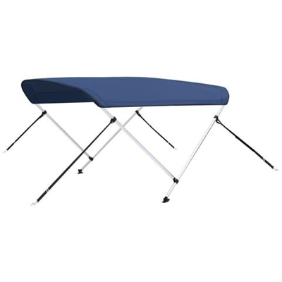 Bimini Di Prua Con Tendalino A 2 Archi Blu Regale 180x130x110cm