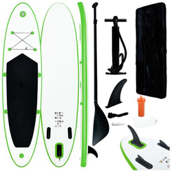 Set Tavola Gonfiabile Da Sup Verde E Bianco en oferta