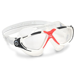 Aqua Sphere Vista Lady Mask - Clear Lens/White/Red en oferta