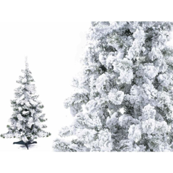 Albero di Natale artificiale innevato con 218 rami altezza 1,20 metri diametro 50 centimetri en oferta