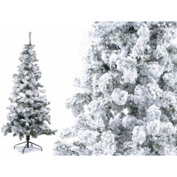 Albero di Natale artificiale pino innevato 600 rami altezza 1,80 metri precio