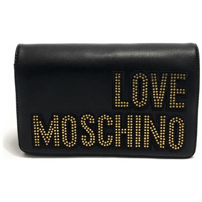 Borsa Donna Love Moschino Tracollina / Clutch In Ecopelle Nero / Gold Bs20mo22