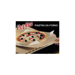 Piastra da forno 345x345 mm PEPITA in terracotta refrattaria con pala e ricettario precio