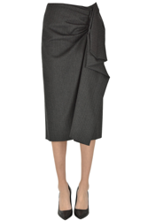 Pinstriped pencil skirt precio