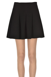 Pleated mini skirt en oferta