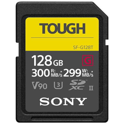 Sf-g128t Tough Scheda Di Memoria Sd Xc Uhs-ii 128gb características