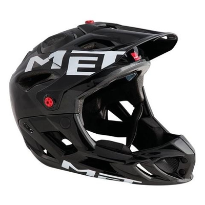 Casco Dh / fr Parachute Taglia M (54 - 58 Cm) Nero