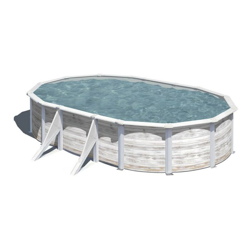 Piscina fuori terra Corsica ovale 610 cm > kit piscina base características