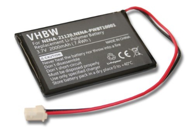 vhbw batteria sostituisce Nexto NENA-21120, NENA-PWBT10001 per eBook reader eReader (2000mAh, 3,7V, Li-Poly)