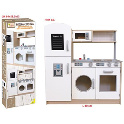 Cucina Frigo E Forno Legno Cm H84x29x13 - Teorema (40603) características