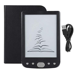 Lettore di E-Book da 6 Pollici con Custodia in Pelle, EReader HD 167 DPI 8G con Design Impermeabile e Illuminazione dello Schermo E-Reader Portatile S precio