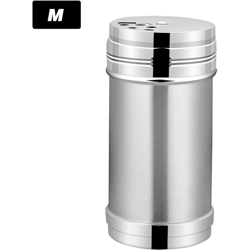 Bottiglia shaker per spezie Bottiglia per condimento Bottiglia per condimento Dispenser di spezie in acciaio inossidabile con coperchio girevole 3 precio