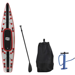 Tavola Stand Up Paddle Gonfiabile Sup wave K1 - 365 x 76 x 15 cm - Rouge características