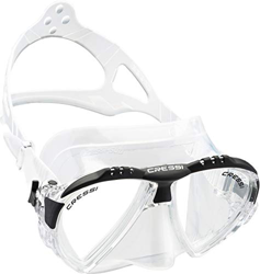 Cressi Matrix - Maschera per Immersioni , Unisex Adulto, Trasparente/Nero, Unica en oferta