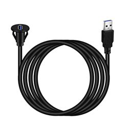 Yixikejiyouxian-A Cavo di prolunga per cruscotto per Auto USB3.0 Cavo di prolunga per Ricarica Dati USB3.0 Cavo a Pannello Fisso con Fibbia Cavo Imper precio