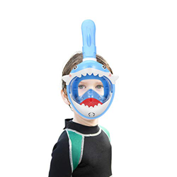 SMACO Maschera Snorkeling Bambini Full Face Maschera da Snorkeling Maschera Subacquea a Vista Panoramica 180° Anti-Appannamento, Anti-Infiltrazioni co en oferta