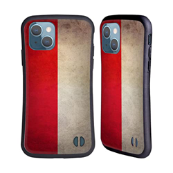 Head Case Designs Polonia Bandiere dei Paesi Grunge 2 Cover Ibrida Compatibile con Apple iPhone 13 precio