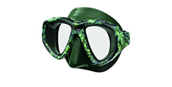 SEAC One, Maschera Sub per Immersioni Subacquee e Snorkeling con Custodia, Predisposizione Graduata per Miopia Unisex Adulto, Camo Verde en oferta