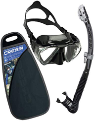 Cressi Penta Alpha/Ud Premium Combo, Set Snorkeling Maschera e Snorkel Unisex – Adulto, Nero características