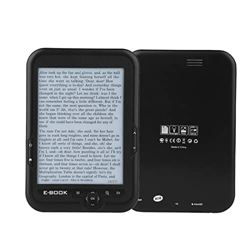 Lettore E Book 16 GB, 29 Lingue Schermo da 6 Pollici Lettore E Book Risoluzione 1024 X 768 per BK-6006 per Uso Domestico(Nero, 8G) en oferta