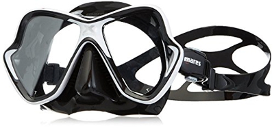 Mares 411053, Maschera in Silicone Unisex – Adulto, Bianco/Nero, Taglia Unica