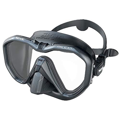 Seac Italica50, Maschera Sub per Immersione Subacquea Professionale, Ricreativa e Snorkeling