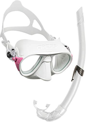 Cressi Combo Set Calibro & Corsica Maschera Sub Calibro e Snorkel Corsica, Unisex Adulto, Bianco/Bianco, Taglia Unica características