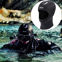 TrusMe 5Mm Neoprene Immersioni Subacquee Uomini E Donne Surfing Surfing Surfing Snorkeling cap Winter Swimming Thermal Hood Cover Collo Cappuccio,Nero en oferta