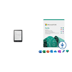 Kobo Clara HD | eReader | Touchscreen HD antiriflesso da 6" | Luminosità e temperatur + Microsoft 365 Family | Codice di attivazione via email en oferta