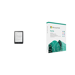 Kobo Clara HD | eReader | Touchscreen HD antiriflesso da 6" | Luminosità e temperatur + Microsoft Office 365 Family | Codice d'attivazione via posta precio