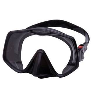 Atomic Aquatics Frameless 2 Mask - Black/Clear