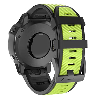 MYSNBKN Braccialetto Compatibile con Fenix 5 Larghezza 22mm Cinturino di Ricambio in Silicone Easy Fit per Fenix 5 / Fenix 5 Plus / Fenix 6 / Fenix 6 