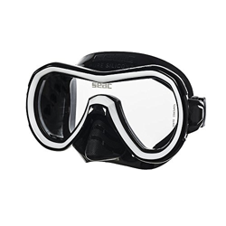 SEAC Giglio MD, Maschera Snorkeling e Immersione Subacquea Adulto Monolente, Taglia Piccola, Multicolore (S/BL Black White) características