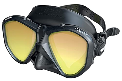 Seac Italia50, Maschera Sub per Immersione Subacquea Professionale, Ricreativa e Snorkeling